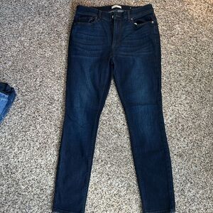 Dark denim Loft jeans! Excellent condition!!